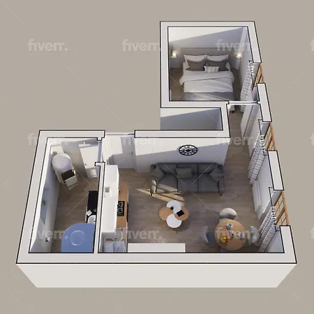 Appartamento Le Nid 3 étoiles Wifi, Netflix, Disney, Coeur De Bastide *